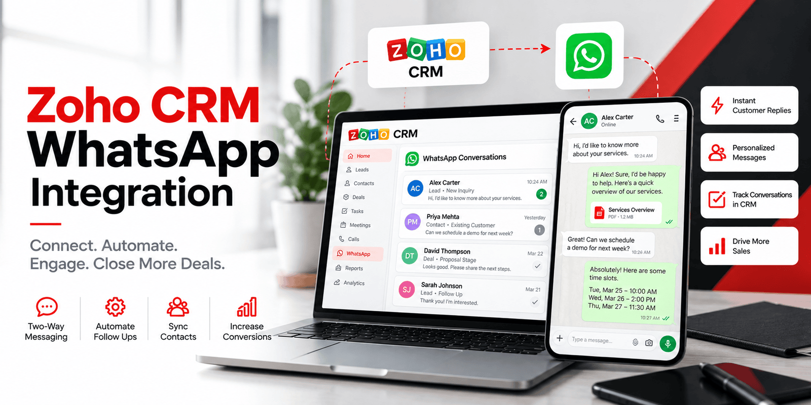 Zoho CRM WhatsApp Integration